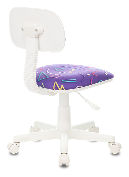 Кресло Бюрократ CH-W201NX/STICK-VIO (Children chair CH-W201NX violet Sticks 08 cross plastic) артикул 263270Si-1 фото 5