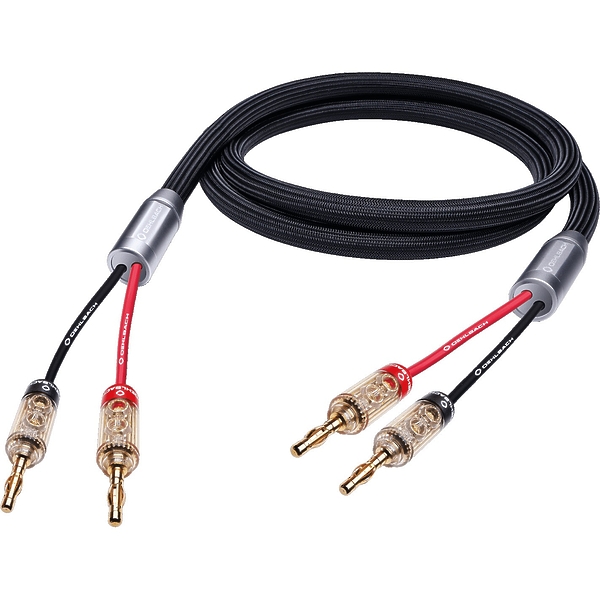 Акустический кабель Oehlbach STATE OF THE ART XXL Fusion Two Cable Set, 2x3,5 w.banana, D1C110614 артикул 281223Si-1