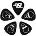Медиаторы Planet Waves 1CBK4-10JS Satriani Signature, Black, Medium 10 шт