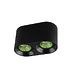 Светильник накладной Denkirs DK3096-BK+GR (Black Green)