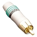 Разъем Tchernov Cable RCA Plug Original green
