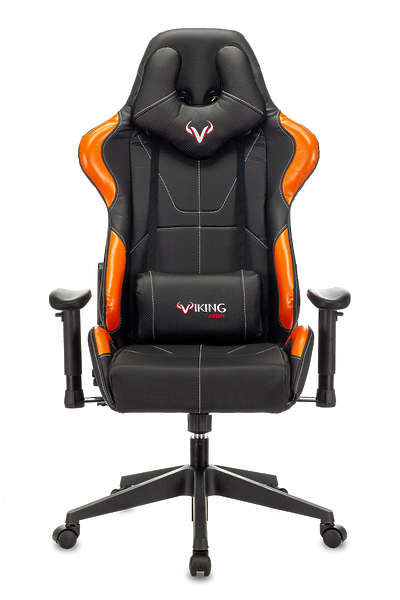 Кресло Zombie VIKING 5 AERO ORANGE (Game chair VIKING 5 AERO black/orange eco.leather headrest cross plastic) артикул 263471Si-1 фото 12