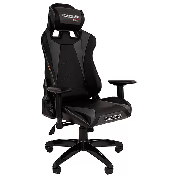 Кресло игровое Chairman game 44 00-07073780 Black/Gray артикул 269972Si-1