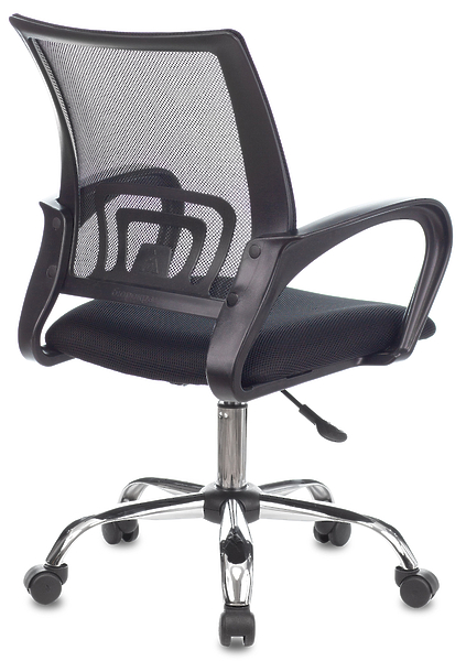 Кресло Бюрократ CH-695NLTSL/BLACK (Office chair CH-695NLTSL black TW-01 TW-11 mesh/fabric cross metal хром) артикул 263259Si-1 фото 5