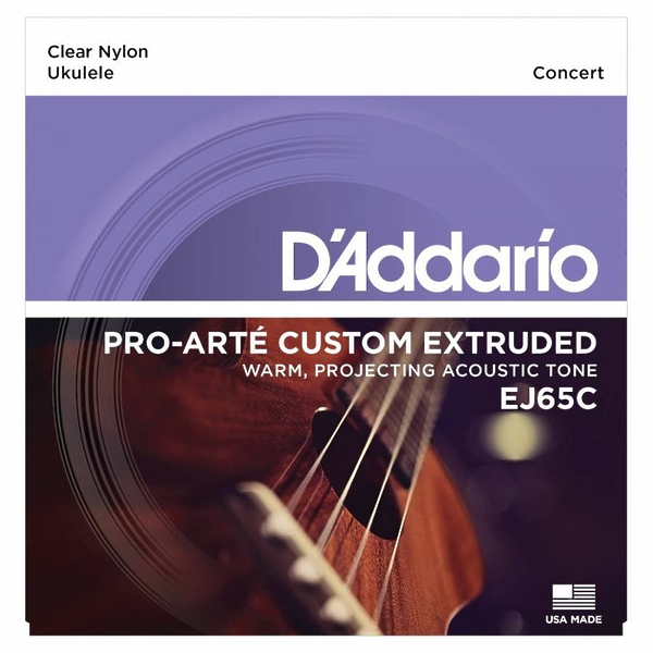 Струны D'Addario EJ65C PRO-ART CUSTOM EXTRUDED UKULELE, CONCERT артикул 273663Si-1