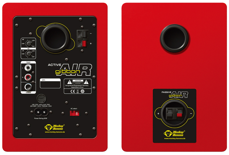 Студийные мониторы Monkey Banana Gibbon AIR red артикул 216846Si-1 фото 3