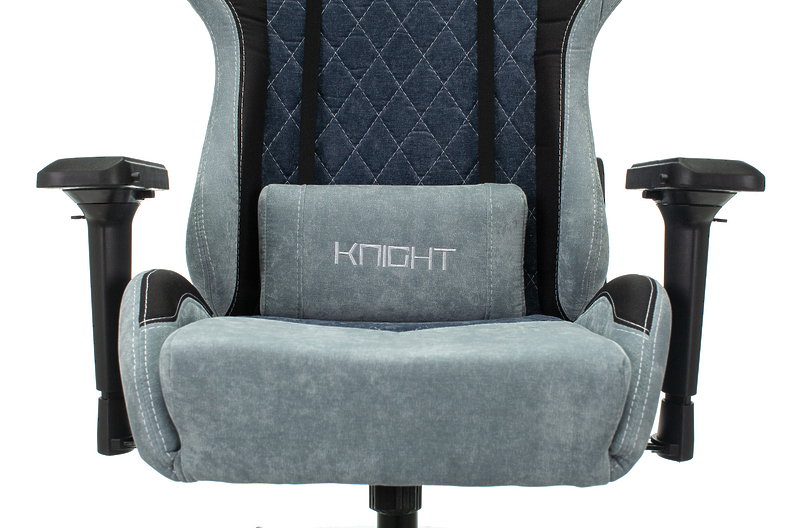 Кресло Zombie VIKING 7 KNIGHT BL (Game chair VIKING 7 KNIGHT Fabric blue textile/eco.leather headrest cross metal) артикул 263416Si-1 фото 19