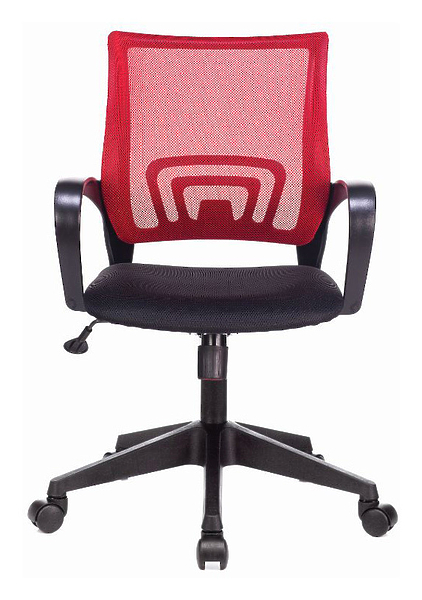Кресло Бюрократ CH-695N/R/TW-11 (Office chair CH-695N red TW-35N seatblack TW-11 mesh/fabric cross plastic) артикул 263285Si-1 фото 3