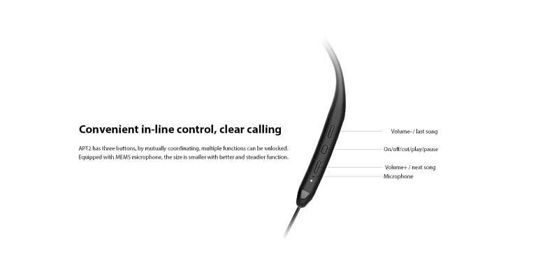 Bluetooth кабель Simgot APT2 MMCX артикул 181788Si-1 фото 3