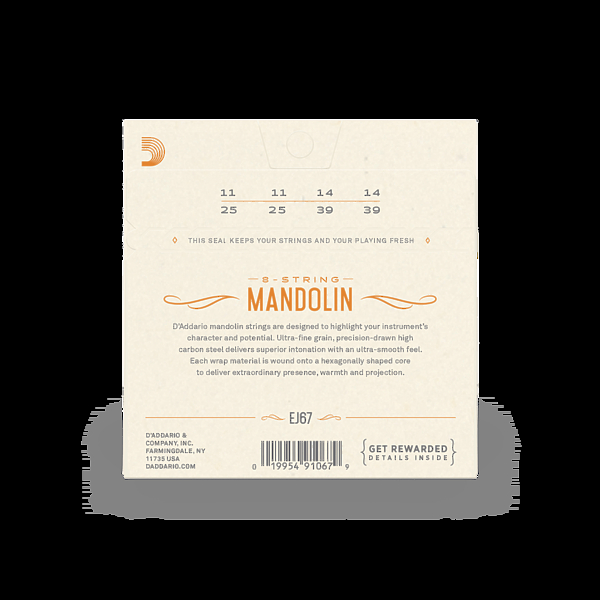 Струны для мандолины D'Addario EJ67 артикул 315284Si-1 фото 4