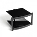 Atacama EQUINOX RS-2 Shelf Base Module Hi-Fi Silver/ARC Piano Black Glass