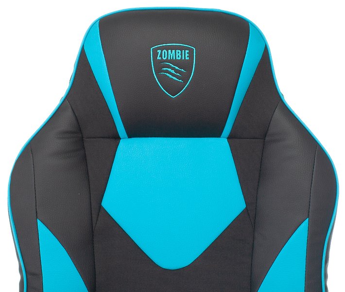 Кресло Zombie GAME 17 BLUE (Game chair GAME 17 black/blue textile/eco.leather cross plastic) артикул 263254Si-1 фото 12
