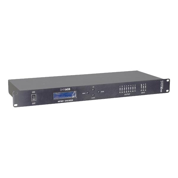 Устройство управления светом Involight DMXAC8 артикул 179606Si-1