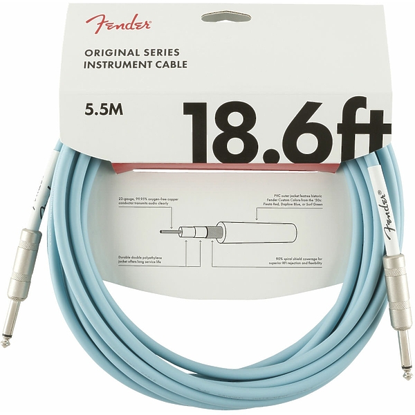 Инструментальный кабель FENDER 18.6' OR INST CABLE DBL артикул 221985Si-1