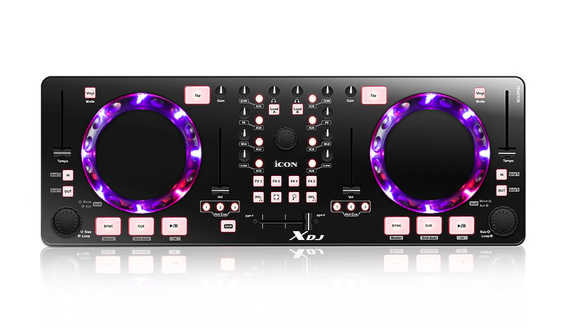 DJ контроллер iCON XDJ Black артикул 263770Si-1