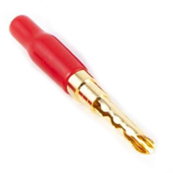 Разъем Black Rhodium Banana Z plug Gold plated до 4.0 mm red артикул 134144Si-1
