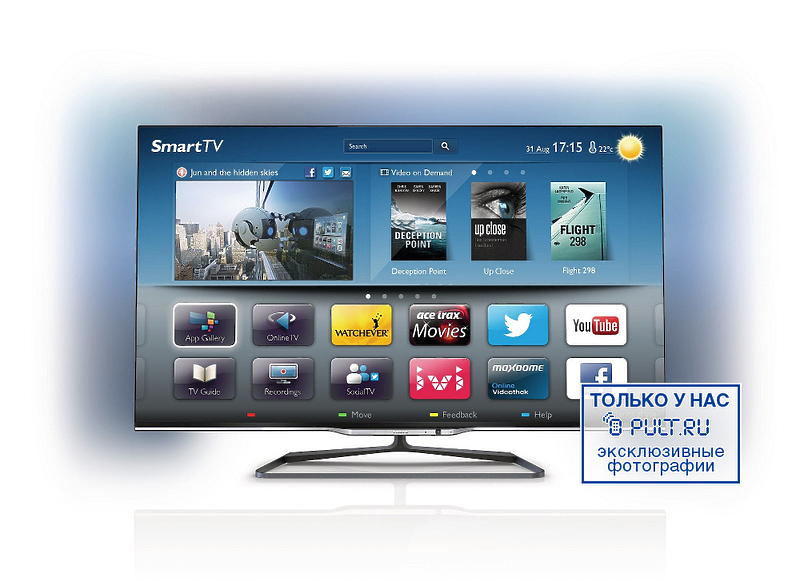 LED телевизор Philips 47PFL7008S/60 артикул 101481Si-1 фото 8