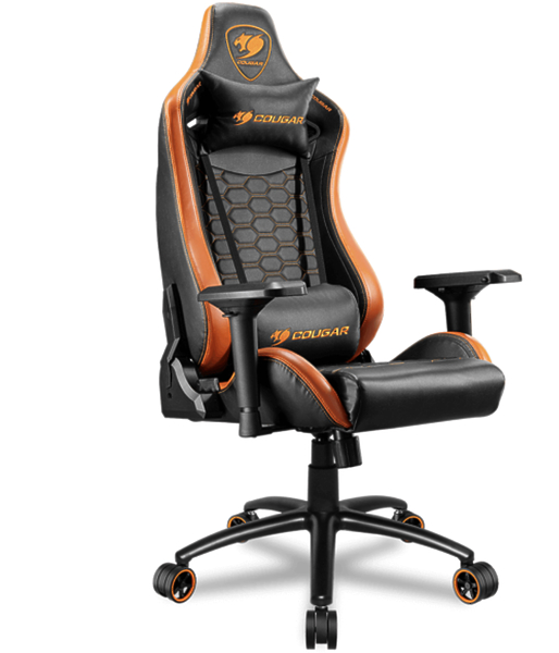 Кресло компьютерное игровое Cougar OUTRIDER S Black-Orange артикул 330705Si-1 фото 3