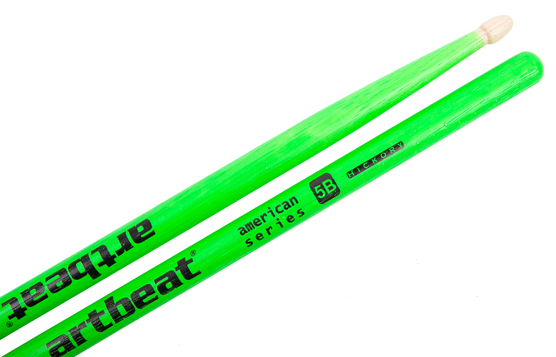 Барабанные палочки Artbeat ARAM5BH GREEN артикул 321232Si-1