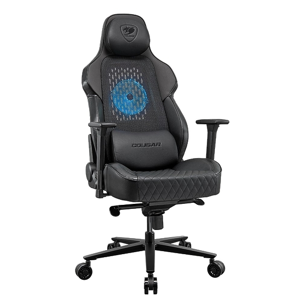 Кресло компьютерное игровое Cougar NxSys Aero Black артикул 312577Si-1