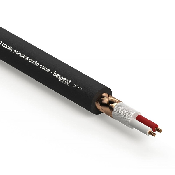 Кабель микрофонный в нарезку Bespeco B/BOFORSS Black артикул 257321Si-1