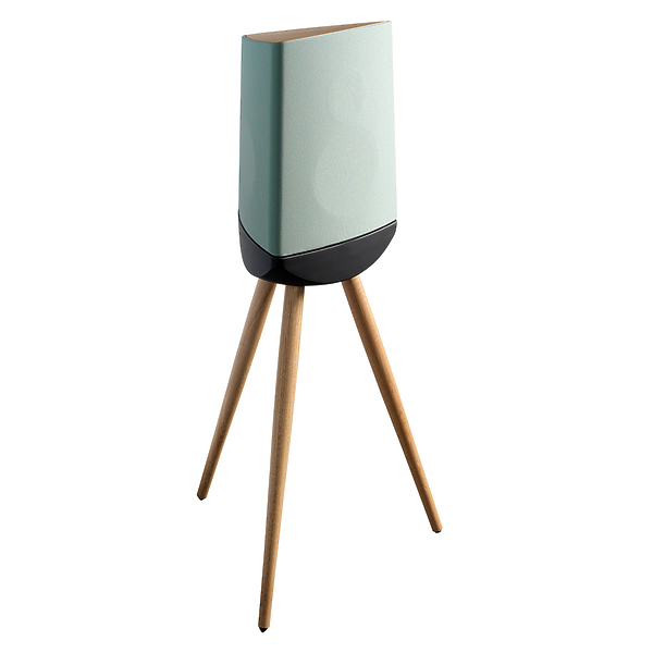 Полочная акустика Lyngdorf Cue-100 dusty green with black base артикул 294211Si-1