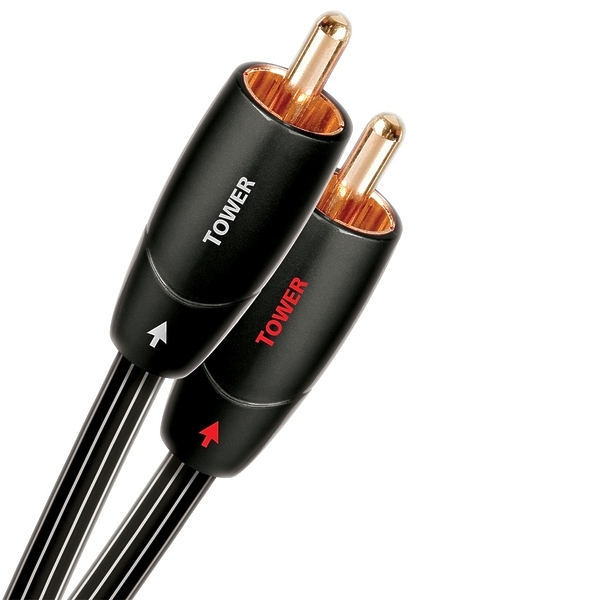 Кабель межблочный аудио AudioQuest Tower 2RCA-2RCA 1.0m артикул 156193Si-1