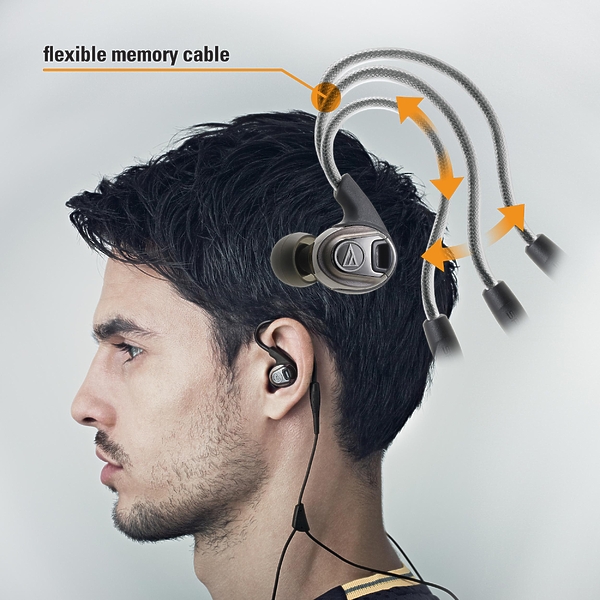 Наушники Audio Technica ATH-SPORT3 BK артикул 150268Si-1 фото 6
