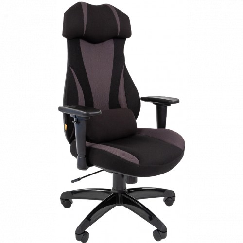 Кресло игровое Chairman game 14 00-07022218 Black/Gray артикул 269943Si-1