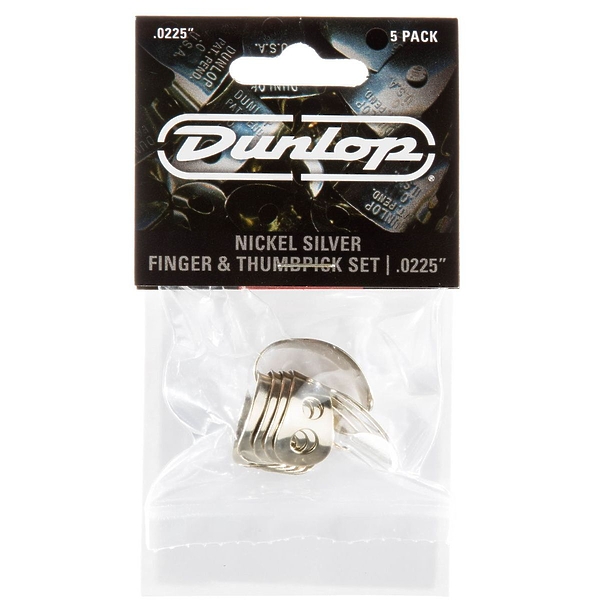 Когти Dunlop 33P0225 Nickel Silver Fingerpick (5 шт) артикул 279607Si-1