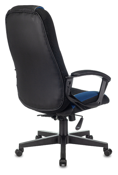 Кресло Zombie 9 BLUE (Game chair 9 black/blue textile/eco.leather cross plastic) артикул 263206Si-1 фото 6