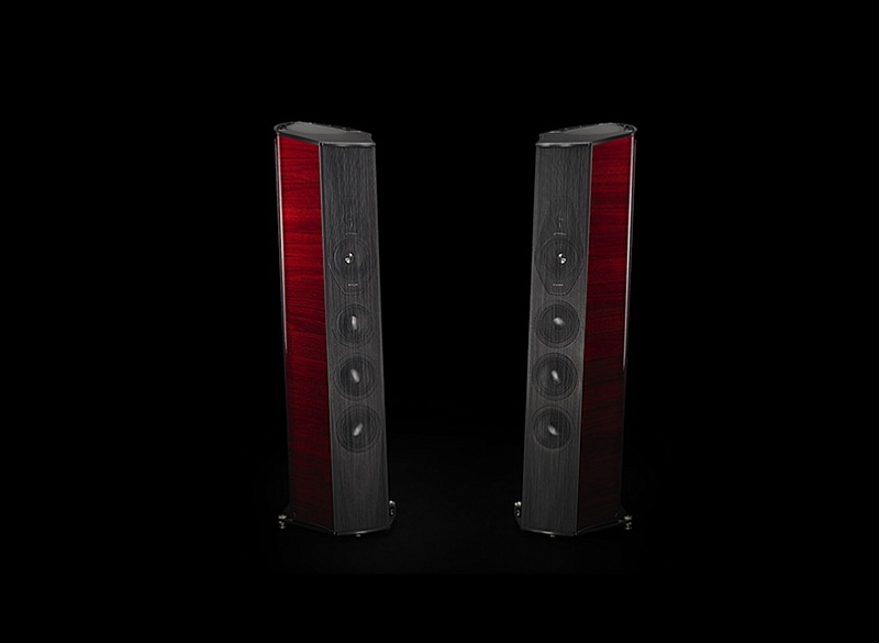 Акустическая система Sonus Faber Lilium metallic black and black leather артикул 115361Si-1