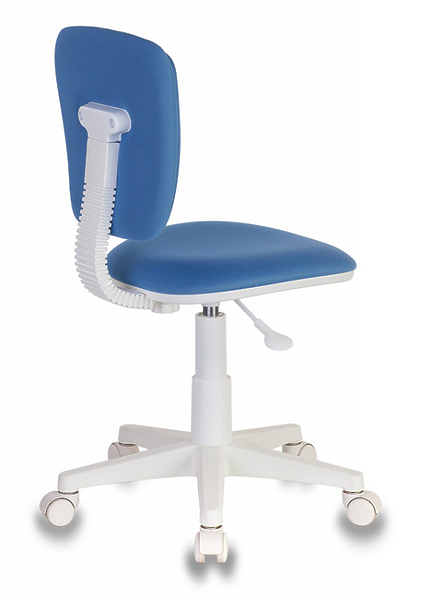 Кресло Бюрократ CH-W204NX/26-24 (Children chair CH-W204NX blue 26-24 cross plastic plastik белый) артикул 263432Si-1 фото 5