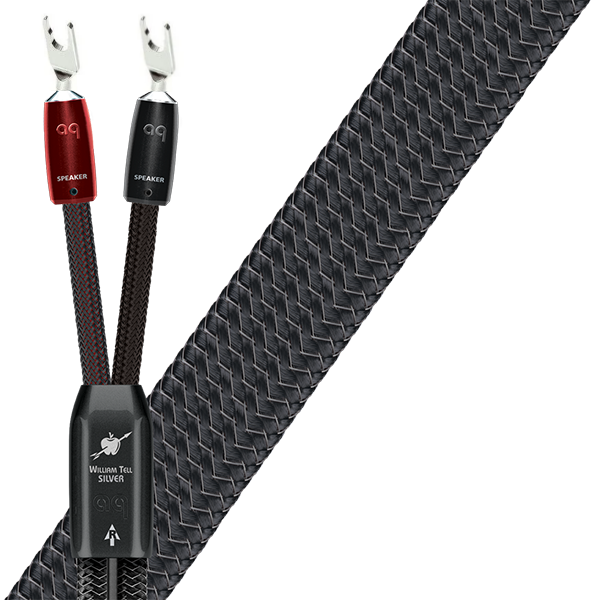 Акустический кабель AudioQuest William Tell Zero Silver (Full-Range or Treble) Spade 4.5m артикул 191355Si-1