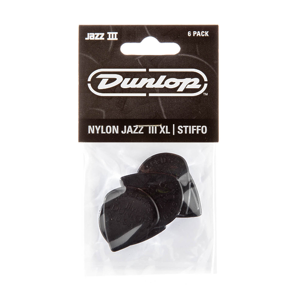 Медиаторы Dunlop 47PXLS Nylon Jazz III XL (6 шт) артикул 319529Si-1