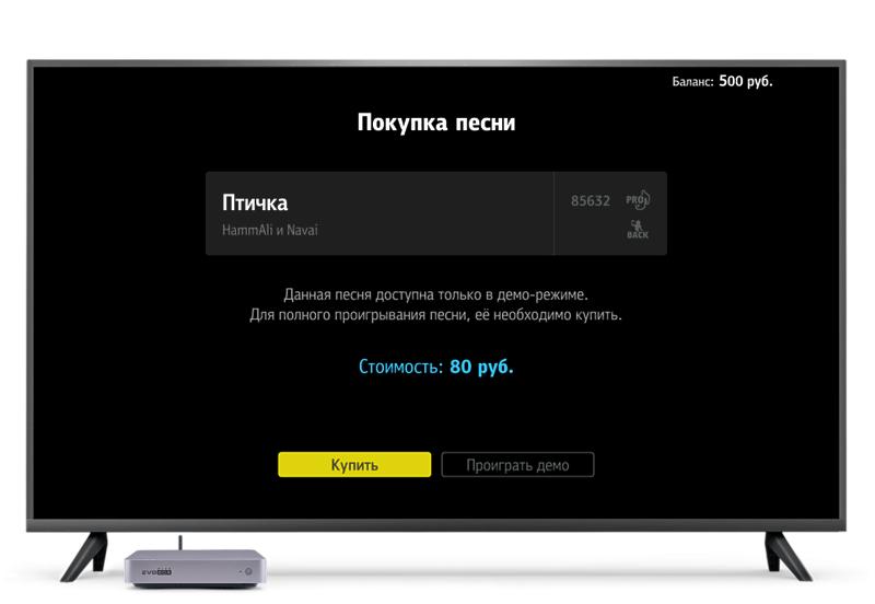 Караоке система Evolution EVOBOX Plus Black артикул 258623Si-1 фото 9