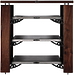 Стойка под Hi-Fi компоненты Solid Tech Hybrid Wood 3 TT (670 mm) Walnut/Concrete