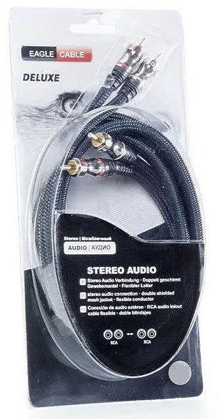 Кабель межблочный аудио Eagle Cable DELUXE Stereo Audio 0.75m #10040007 артикул 250163Si-1 фото 6