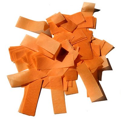 Аксессуар MLB ORANGE Confetti FP 50x20mm 1 kg артикул 152766Si-1