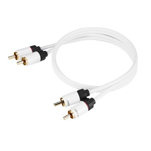 Кабель межблочный Real Cable 2RCA-1 0.5m артикул 102793Si-1