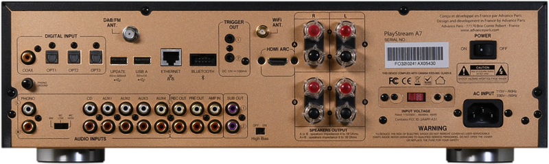 Интегральный усилитель Advance Acoustic Playstream A7 артикул 254517Si-1 фото 5