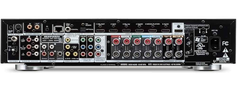 AV Ресивер Marantz NR 1604 silver/gold артикул 385562FV-1 фото 5