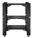 Стойка под Hi-Fi компоненты Solid Tech Hybrid Wood 3 Top (200x275x350 mm) Black Oak