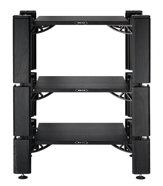Стойка под Hi-Fi компоненты Solid Tech Hybrid Wood 3 Top (200x275x350 mm) Black Oak артикул 251354Si-1