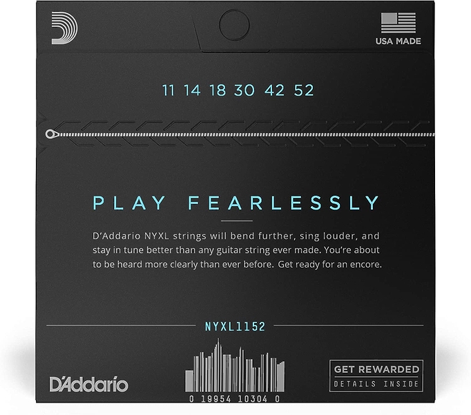 Струны D'Addario NYXL1152 SET ELEC GTR NYXL MED/HVY артикул 274166Si-1 фото 3