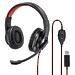 Наушники Hama HS-USB400 Black/Red (00139927)