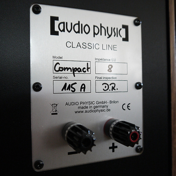 Полочная акустика Audio Physic Classic Compact Glass white high gloss артикул 141685Si-1 фото 4
