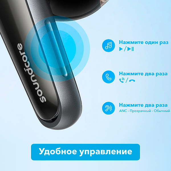 Наушники Soundcore Liberty 4 A3953 Brown артикул 294401Si-1 фото 16
