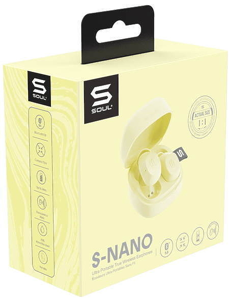 Наушники Soul S-NANO Yellow артикул 242883Si-1 фото 7