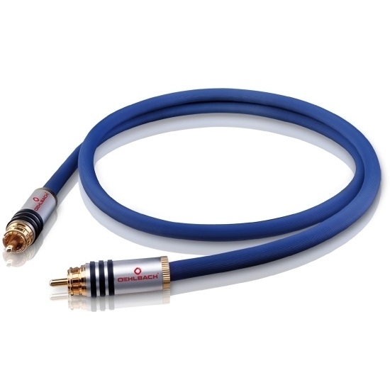 Кабель межблочный аудио Oehlbach 13712 RCA-RCA 2m артикул 115794Si-1